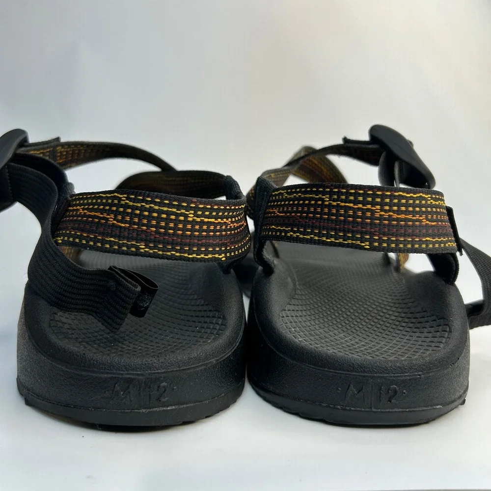 Chaco Z/Cloud Men's 12 Sandals Nik Port Classic Sport Black Multi Straps J105375